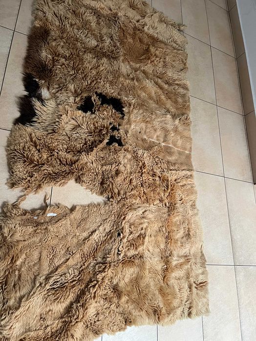 narzuta na łóżko, podłogę  skóra barania 250/120 cm