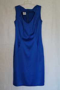 Синее платье-футляр Public & Private by Madame Cherie 42 размер