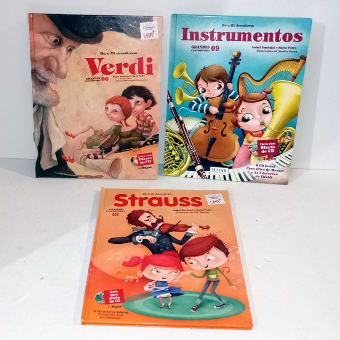 Livros da Coleção - Grandes Compositores - Livro + CD