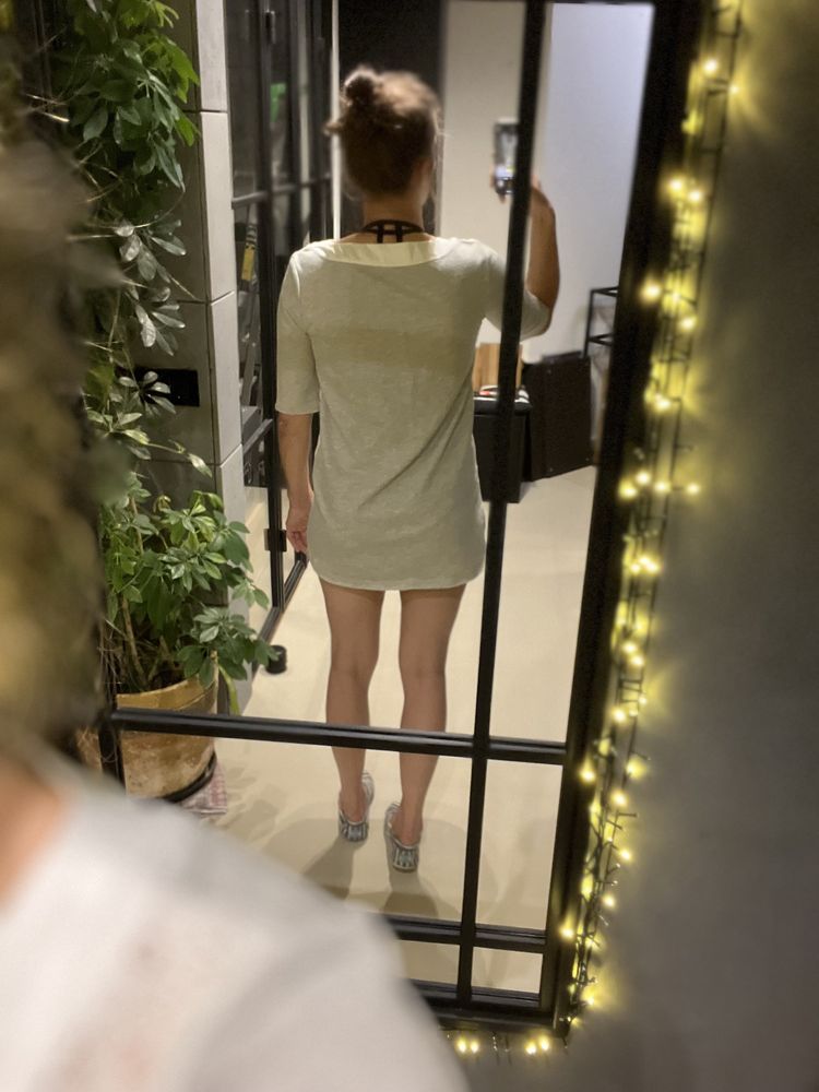 Bardzo zwiewna koszula nocna Calzedonia, koronka - jak NOWA