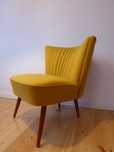 Fotel klubowy Muszelka Uszak  lata 60 70-te PRL vintage retro