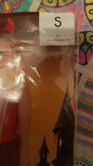 Fantasia de Carnaval de menina 4/6 anos