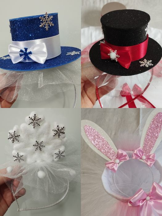 Костюм Сніжинки, Сніговичка для дівчинки, Зайки, Сніговика