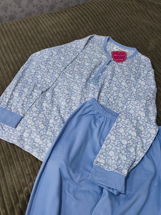 ЧОРНА П'ЯТНИЦЯ! Затишна байкова піжамка з квітковим принтом