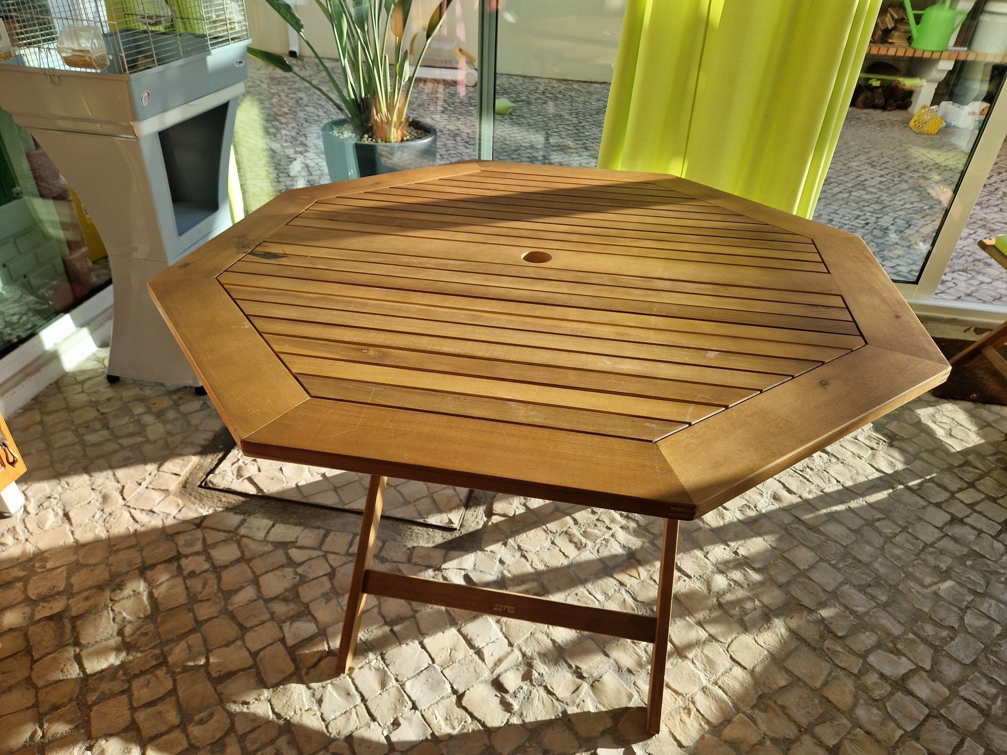 Mesa madeira octogonal Primavera Verão