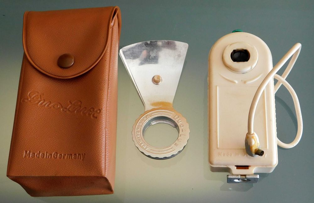 Antigo Flash Duo LUx 1960 fotografia vintage