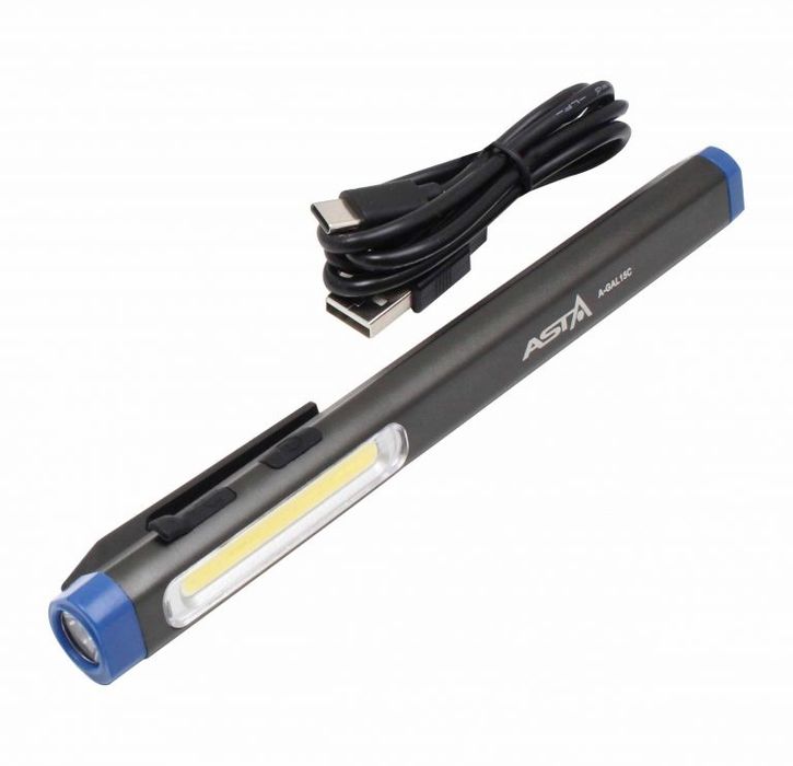 Latarka dlugopisowa led COB 30Lm