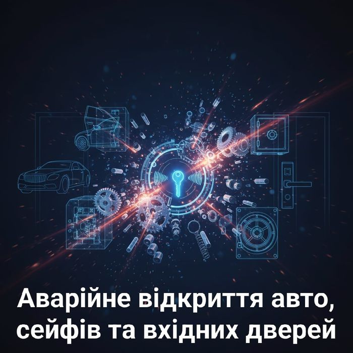 Якщо ви не можете відкрити замок чи автівку, дзвоніть нам ми допоможем