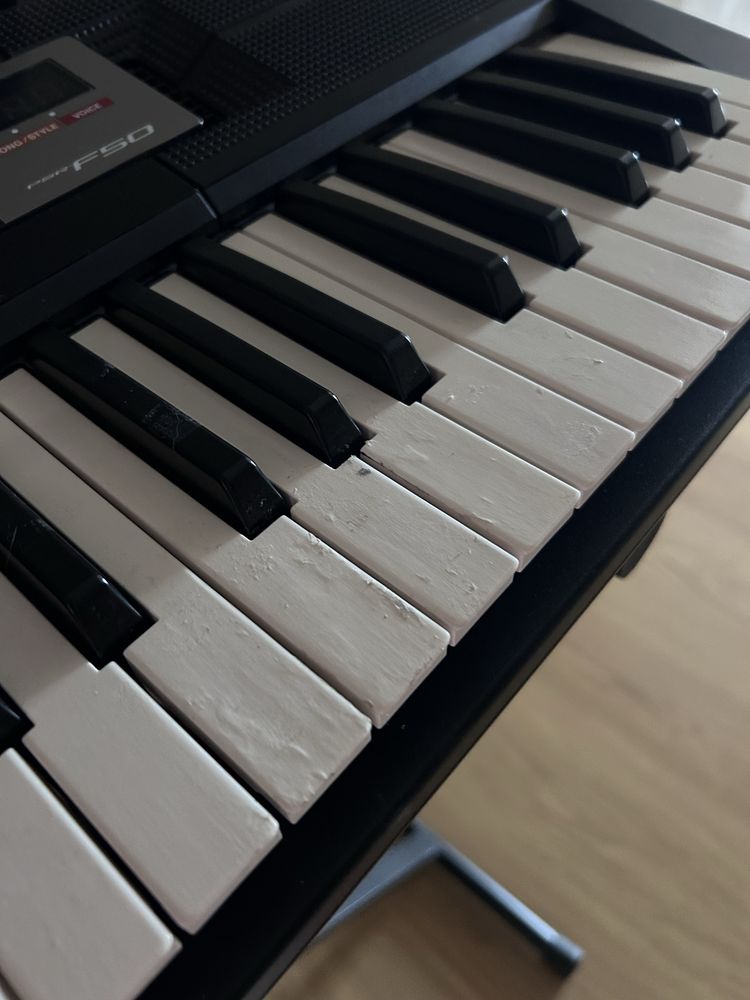keyboard YAMAHA PSR F50 +stojak STIM