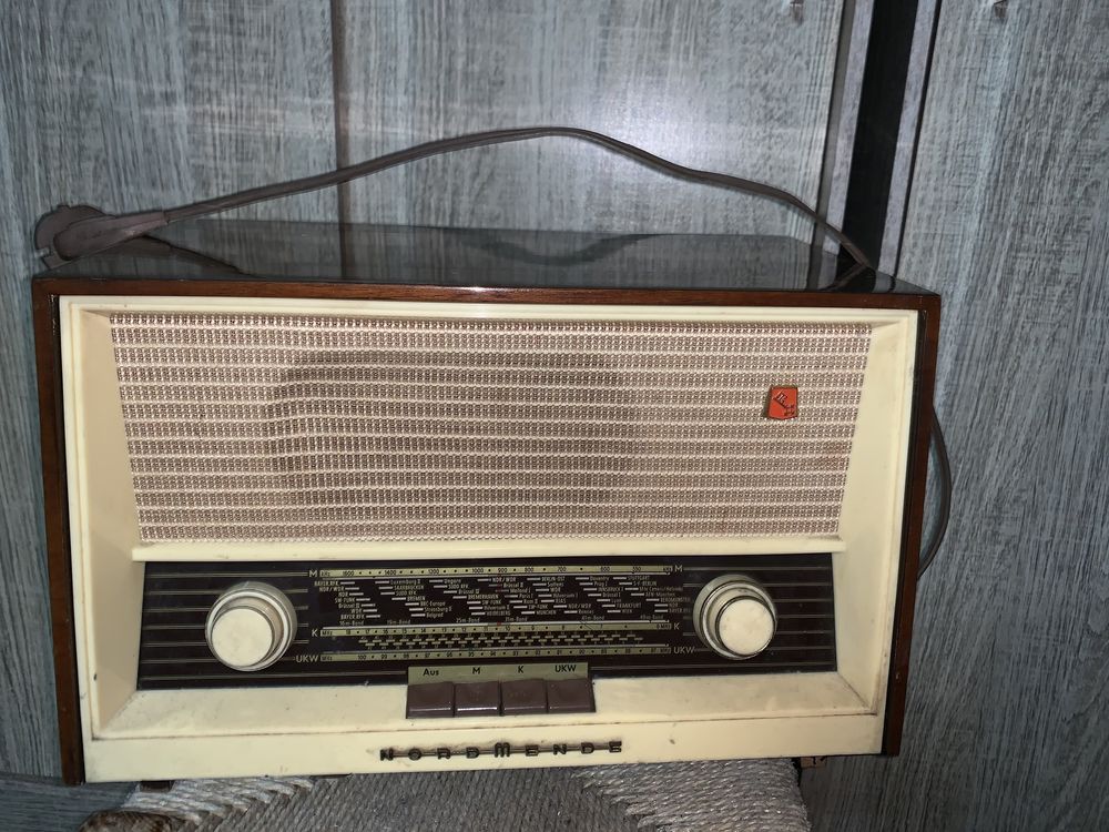 Radio valvulas Antigo Nordmende Impecavel Unico Olx Vintage anos 50