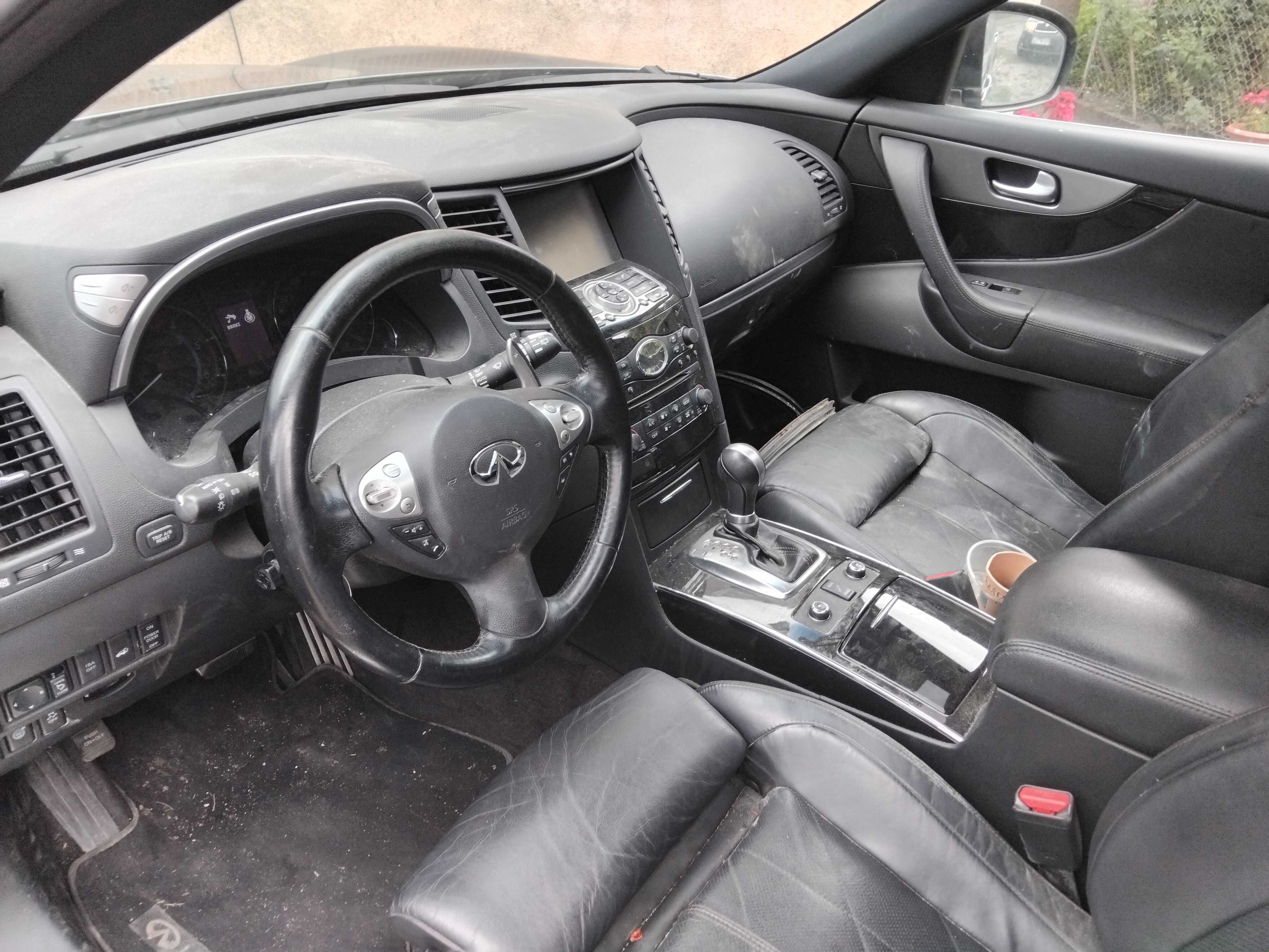 Infiniti QX70 3.0 diesel na części maska lampa silnik koła drzwi