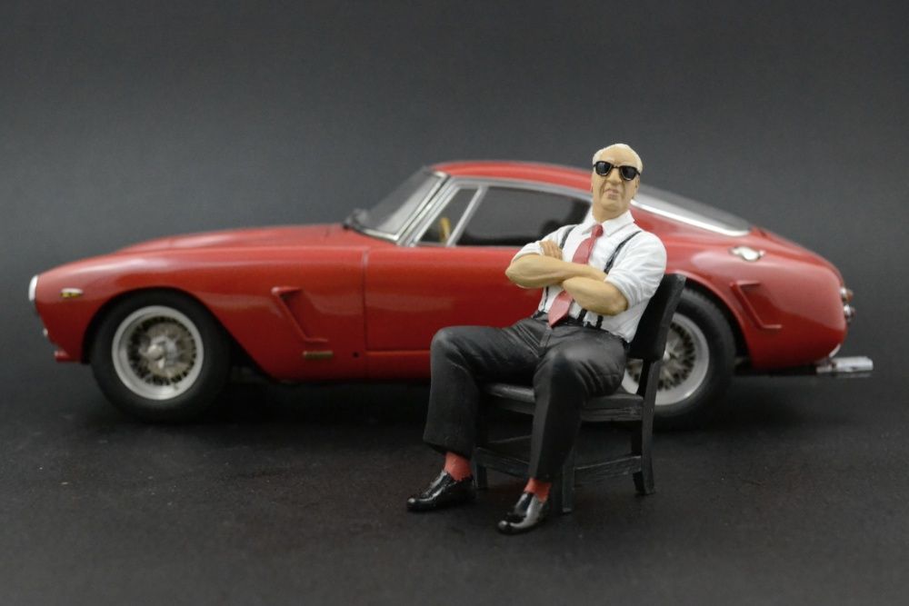 Enzo Ferrari (3) Figurka 1:18 HotWheels 250 California 166 VERY RARE!