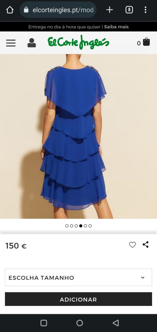 Vestido Cerimónia XL -  El Corte Inglês