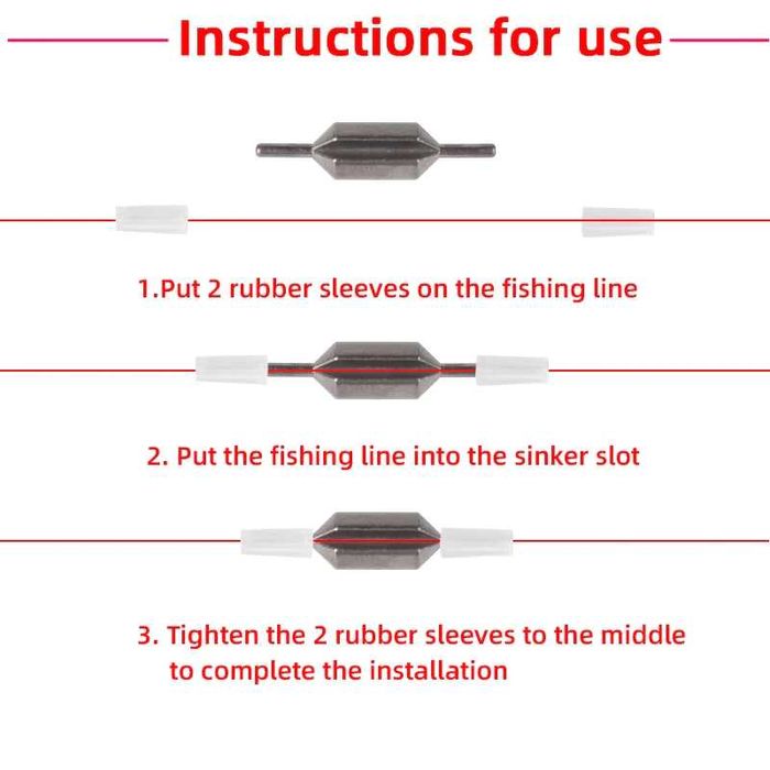 Pesos Pesca -  de troca rápida