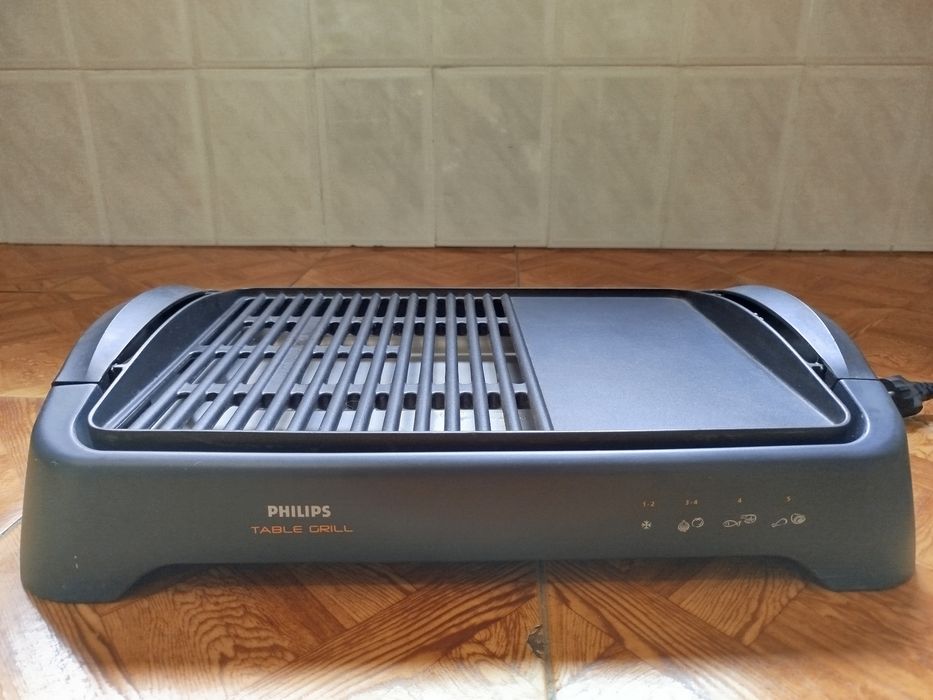 Grelhador eléctrico Philips Table Grill – como novo, apenas usado 1vez
