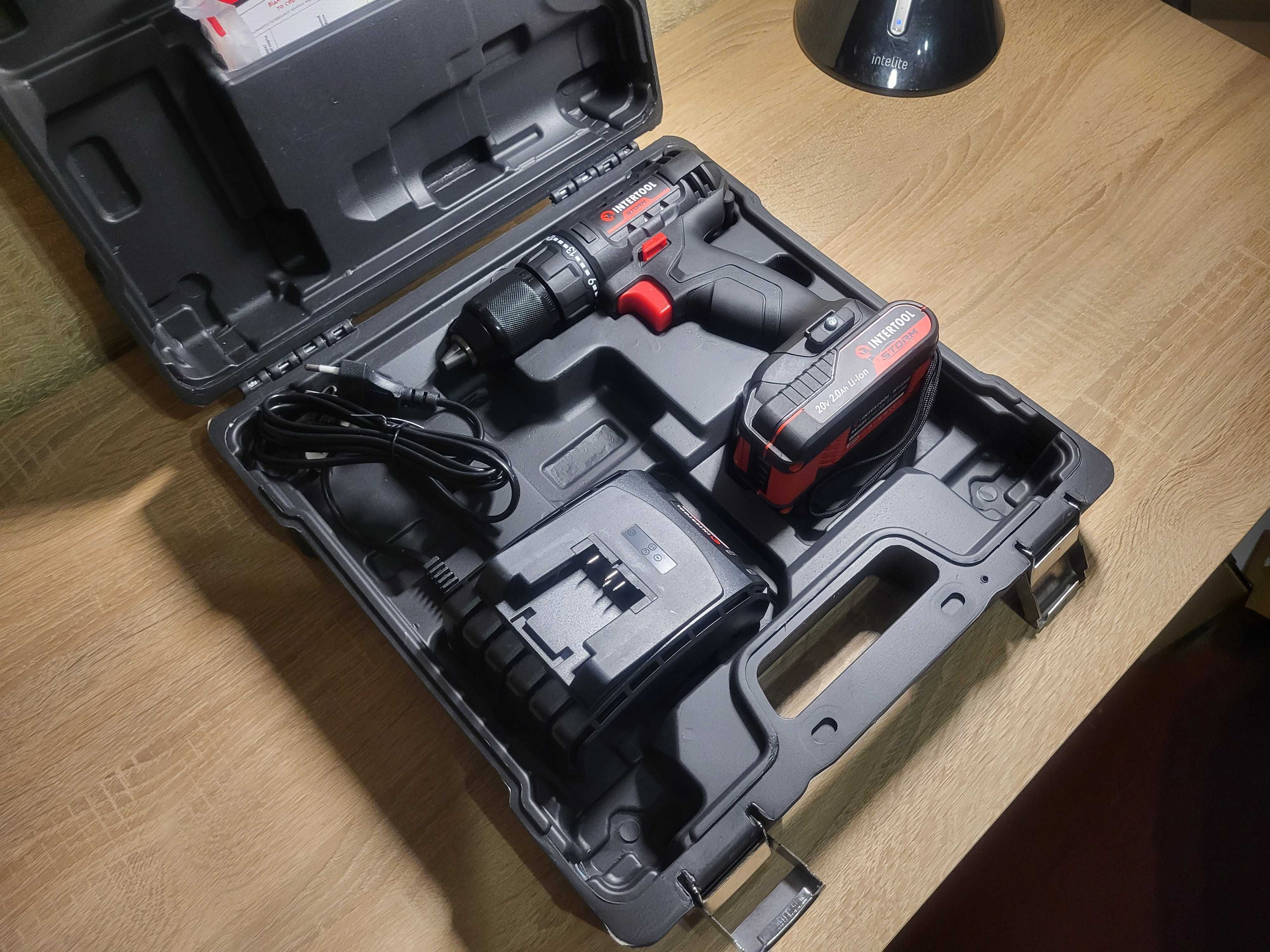 Дріль-шурупокурт Intertool WT-0350