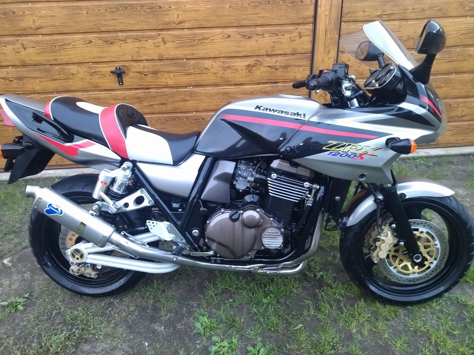Kawasaki zrx 1200s.bandit 1200.xjr,honda cb.piękny stan,