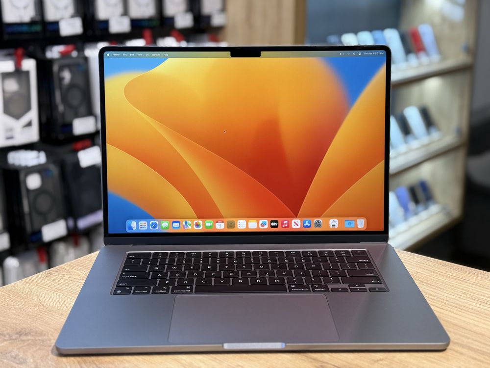Apple MacBook Air 15 Space Gray, 256GB, 8GB, Apple M2 MQKP3 2023 НОВИЙ