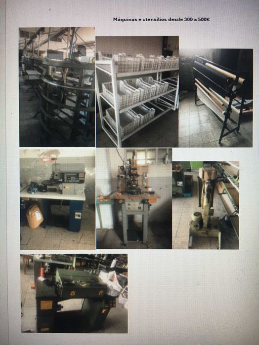 Maquinas industria calçado