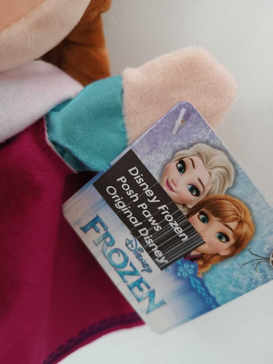 PROMO:Peluche Frozen Anna Hand Puppet 25cm