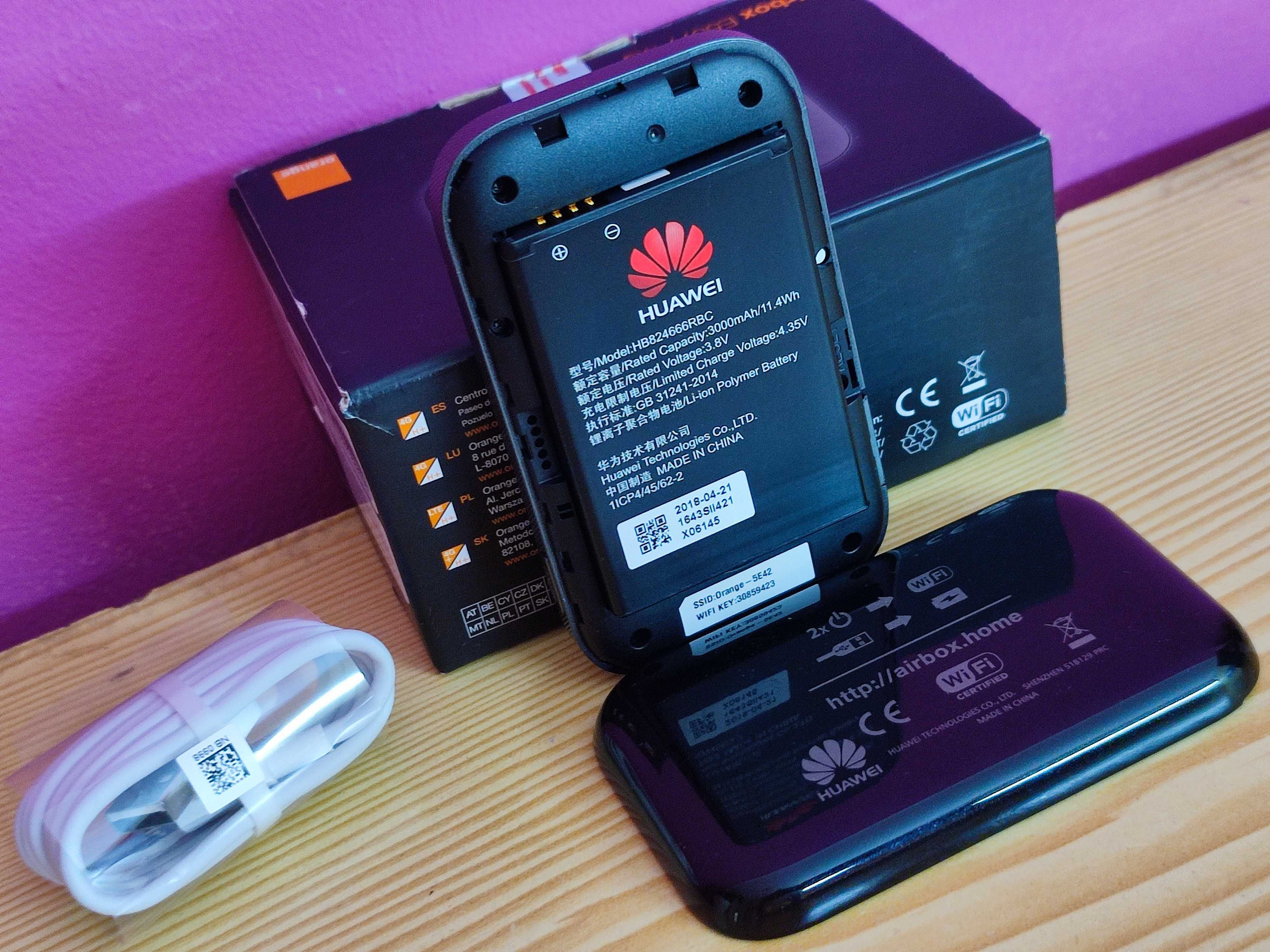 Huawei E5577 4G Hotspot Router Bateria 3000mAh