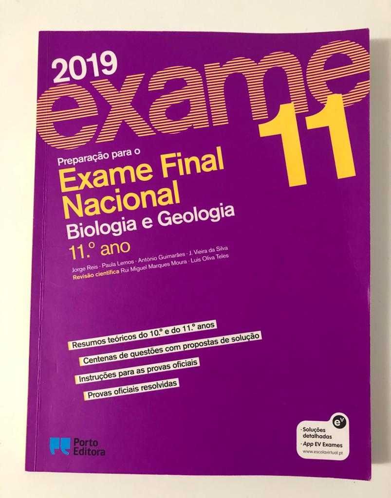 Livro de preparação para o exame de Biologia e Geologia de 11.° ano