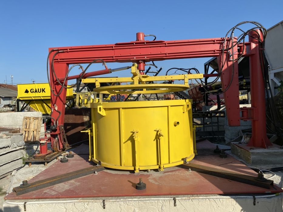 Вибропресс для производства колец ,Прес для бетонних кілець,Вибропресс