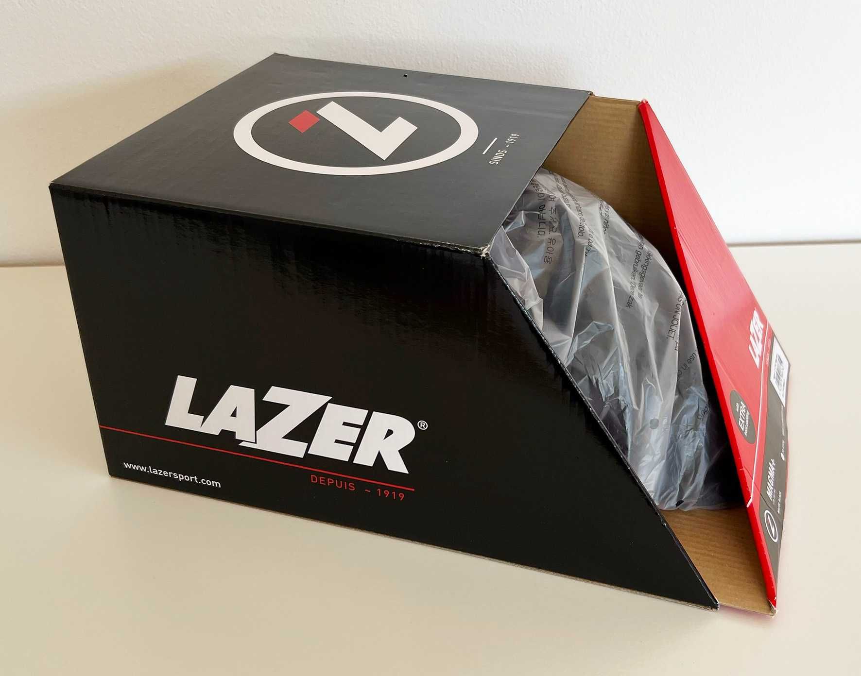 Capacete BTT Lazer Magma+ black tamanho L (58-61cm) NOVO!!!