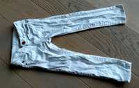 spodnie jeansowe dla dziewczynki białe  ZARA 3 4 lata 104