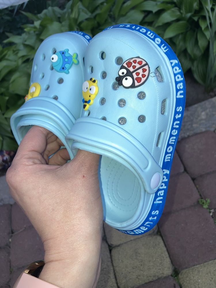 Крокси, тапки, шльопки, сланці, дитячі crocs Eva