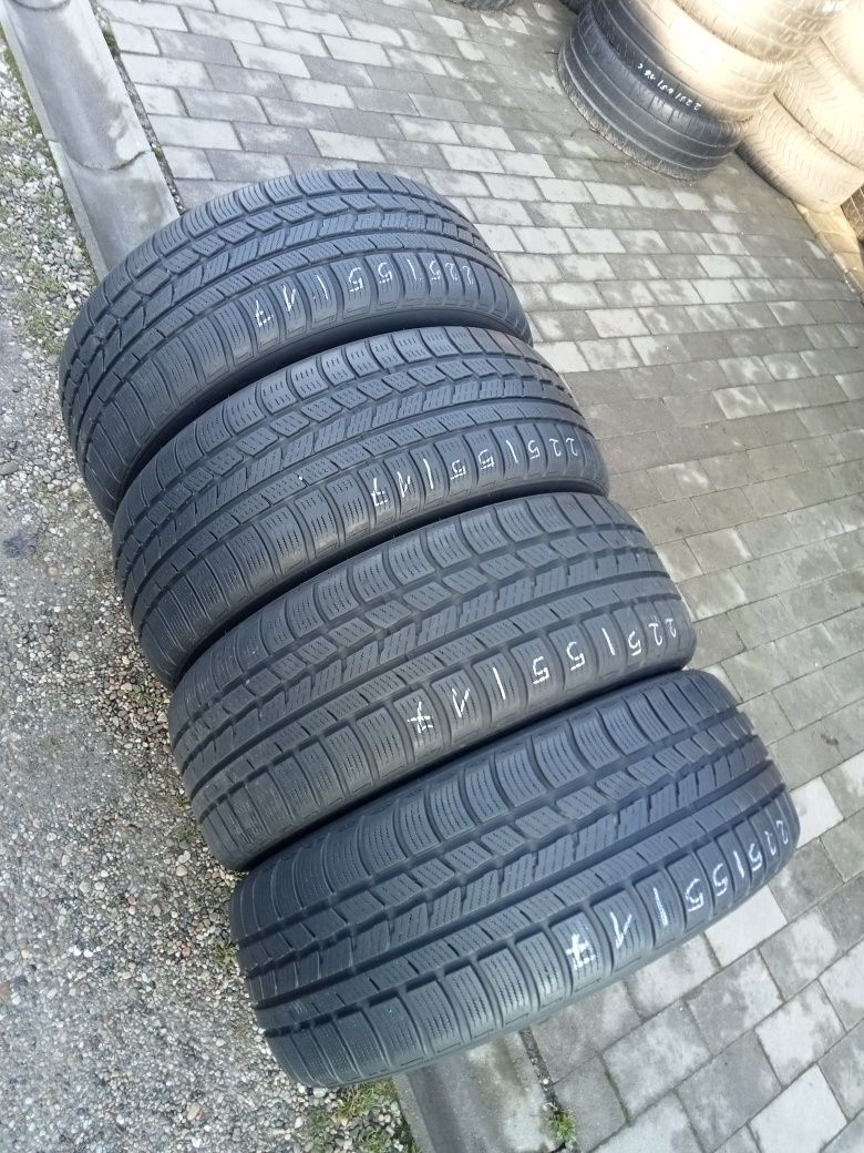 4x Opony Używane Zimowe 225/55R17 Nexen