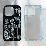 Zestaw case etui pokrowiec IPhone 14 Pro y2k 2000s emo goth