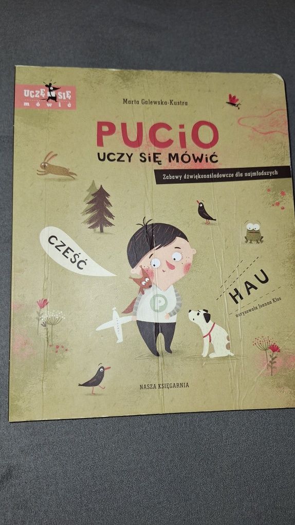 Książka Pucio uczy się mówić 2017