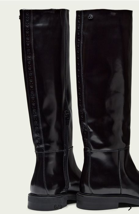 Високі шкіряні черевики Scotch & Soda Amsterdam Hailley Stiefel - 39р.