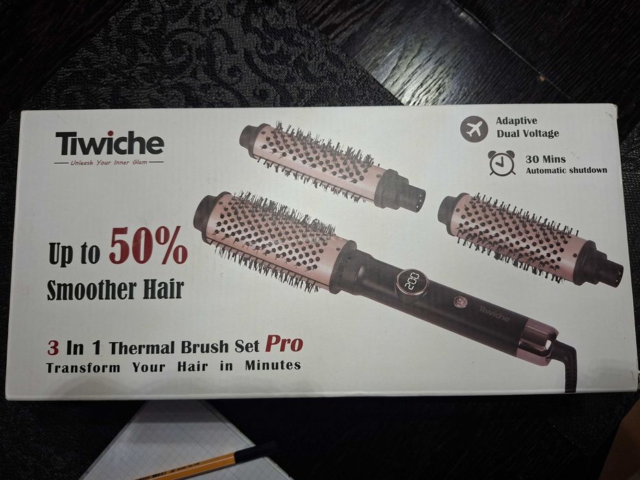 Szczotka termiczna lokówka 3w1 Okazja PRO prostownica