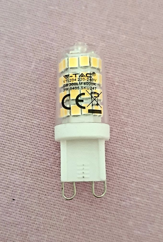 Lâmpadas led G9 V-Tac 3w 300lm 4000k