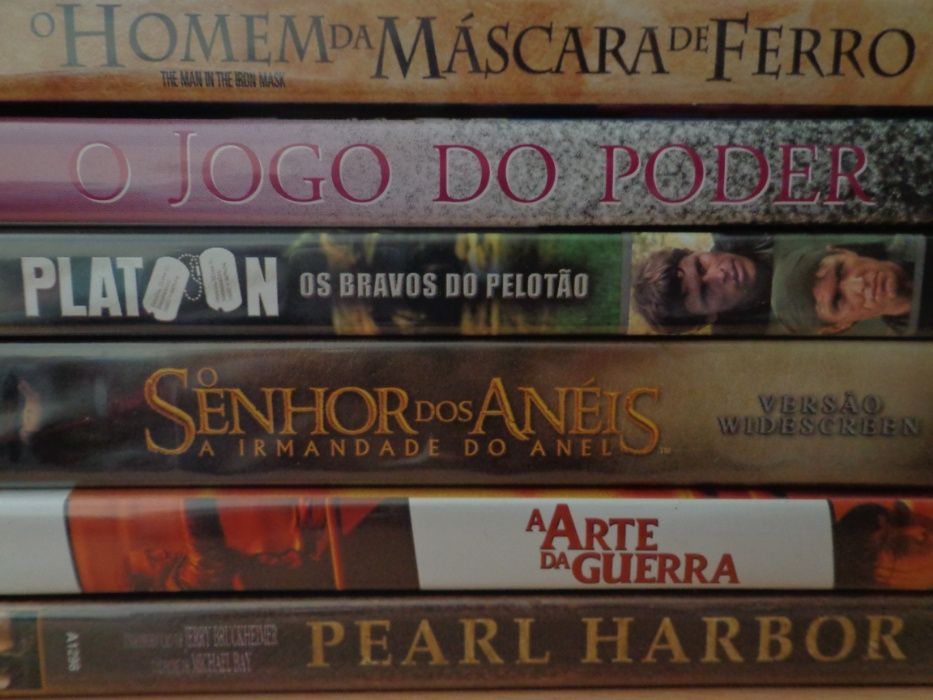 Conjunto de 20 filmes em DVD (vendo ao lote ou unidade)