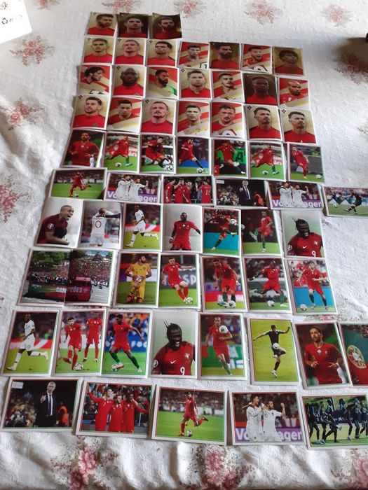 64 cromos da coleção Fome de Vencer coleção anterior