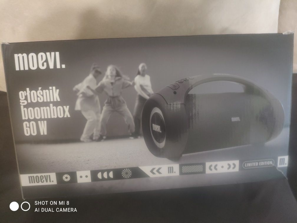 Głośnik przenośny Moevi BOOMBOX czarny