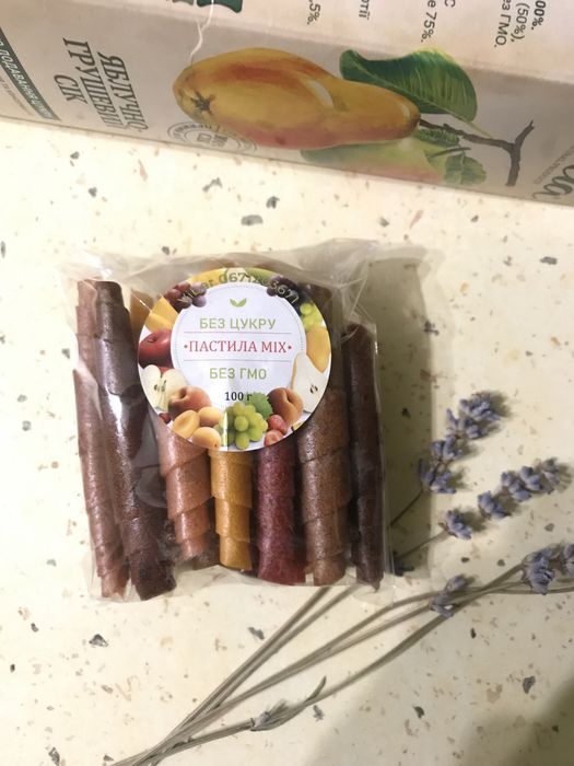 Пастила, пастіла,корисні цукерки, солодощі натуральні,без цукру