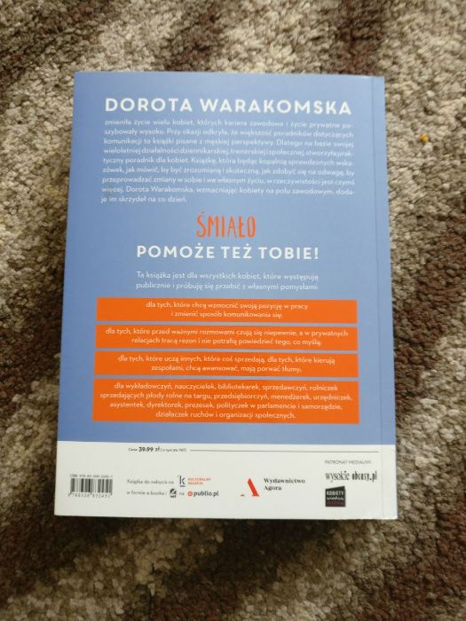 Śmiało. Mów własnym głosem Dorota Warakomska nowa z autografem