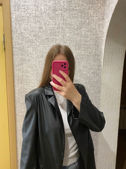 Піджак з еко шкіри