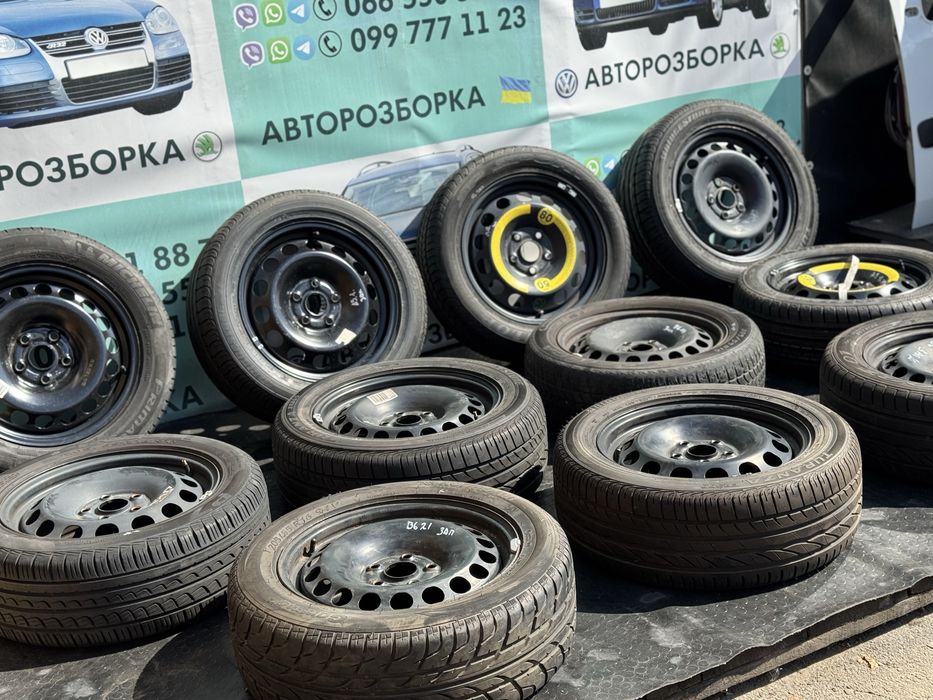 Запаска колесо диск 205/55 R16 фольксваген пассат б6 шкода а5 тоуран
