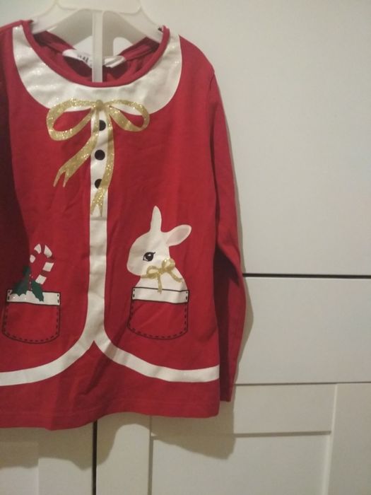 Bluzka bluzeczka świąteczna H&M swieta