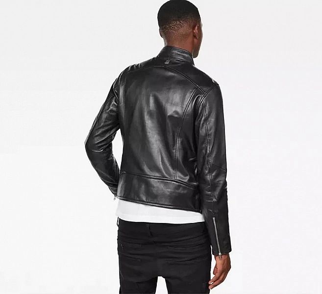 G-star Empral Deconstructed Leather Biker Męska Kurtka Skóra Ramoneska