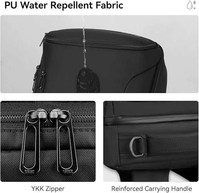 Plecak turystyczny Mark Ryden Compacto Pro 20-40 l Wodoodporny Czarny