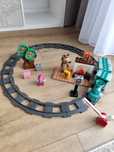 Klocki Play bloxx Duplo Masha i niedźwiedź pociąg zestawy 2 plus