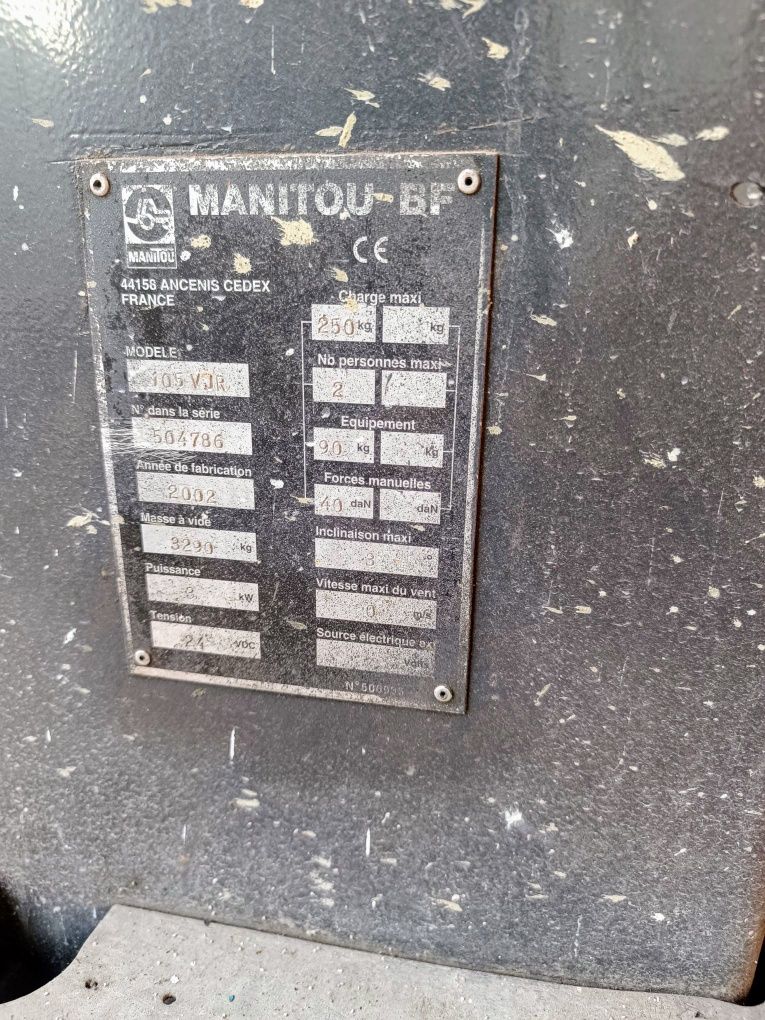 Plataforma Elevatória MANITOU-BF
