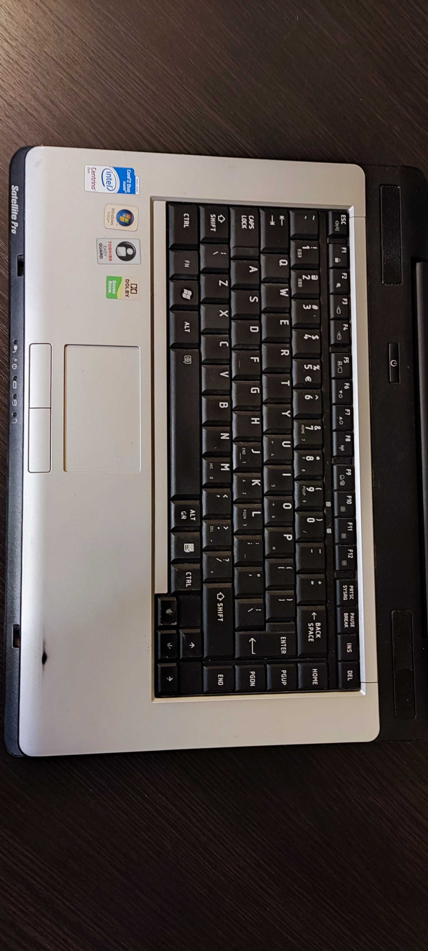 Laptop Toshiba Satellite Pro A200 / Core 2 Duo / 2BG RAM / HDD 160GB