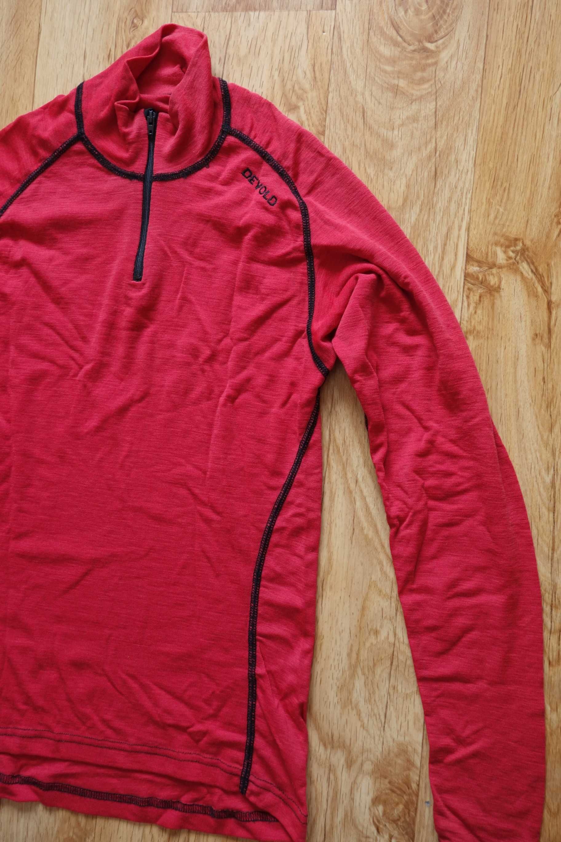 DEVOLD Multisport Bluzka Koszulka Termoaktywna 100% Wełna Merino r. M